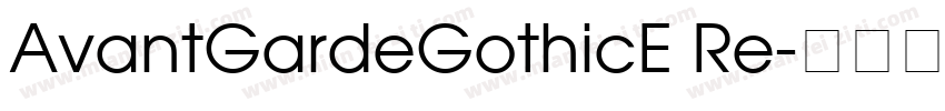 AvantGardeGothicE Re字体转换